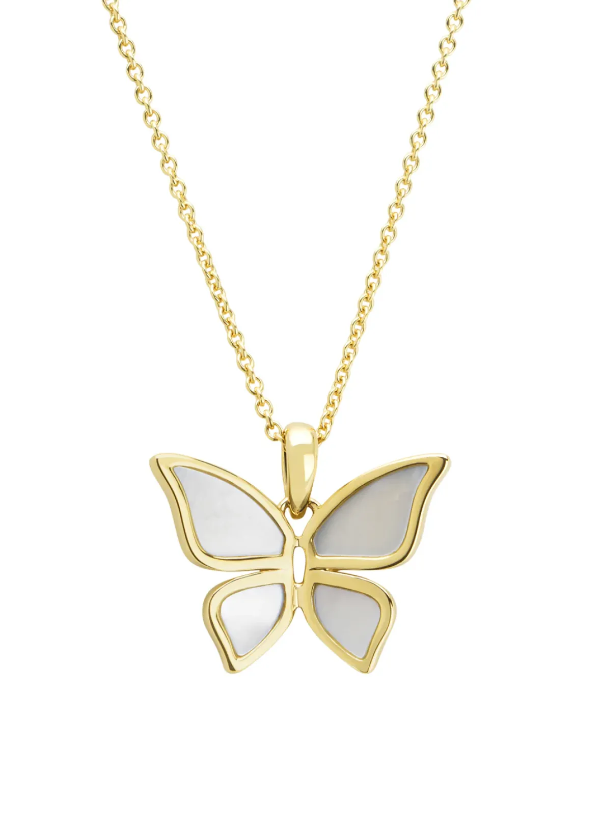Diamond Point Losse Hangers|Geelgouden Bruidssieraden<Geelgouden hanger Butterfly Kisses