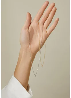 Diamond Point Solitair C|Solitair Classic<Geelgouden hanger, 0.02 ct diamant, Groeibriljant