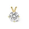 Diamond Point Solitair C|Solitair Classic<Geelgouden hanger, 0.58 ct diamant, Groeibriljant