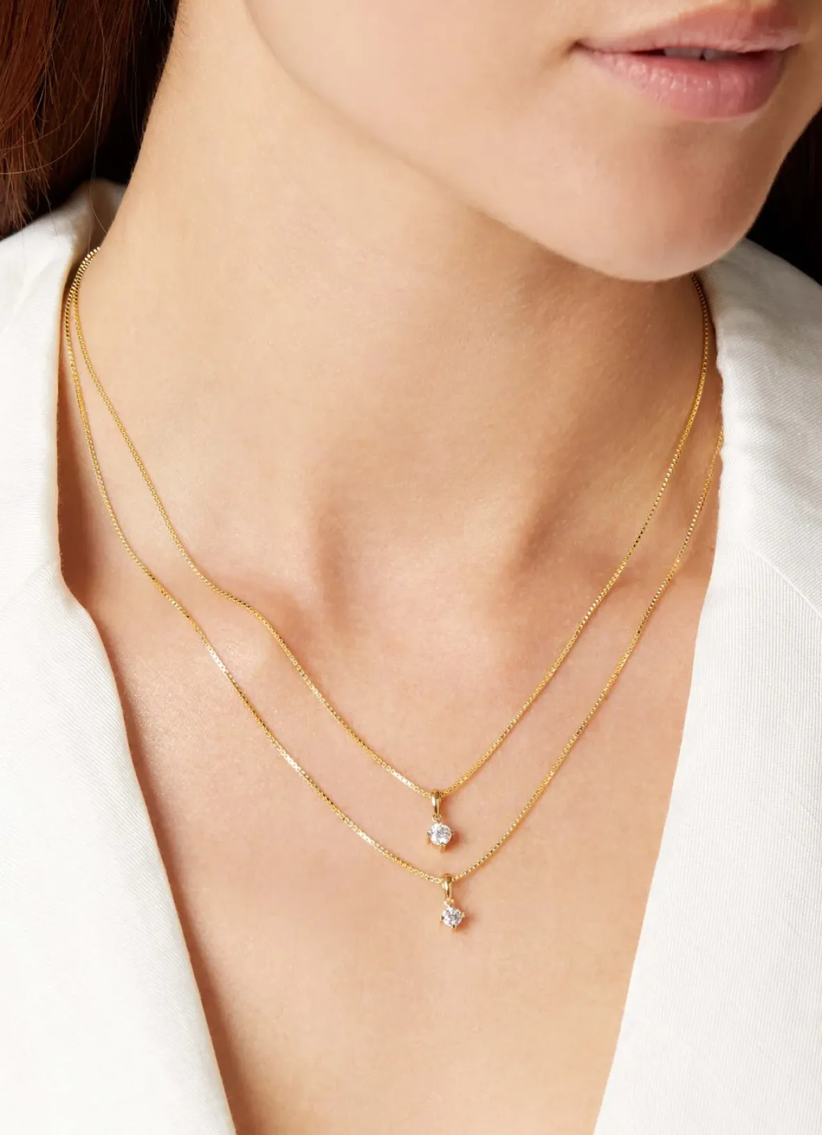 Diamond Point Losse Hangers|Geelgouden Bruidssieraden<Geelgouden hanger, 0.16 ct diamant, Hearts & Arrows