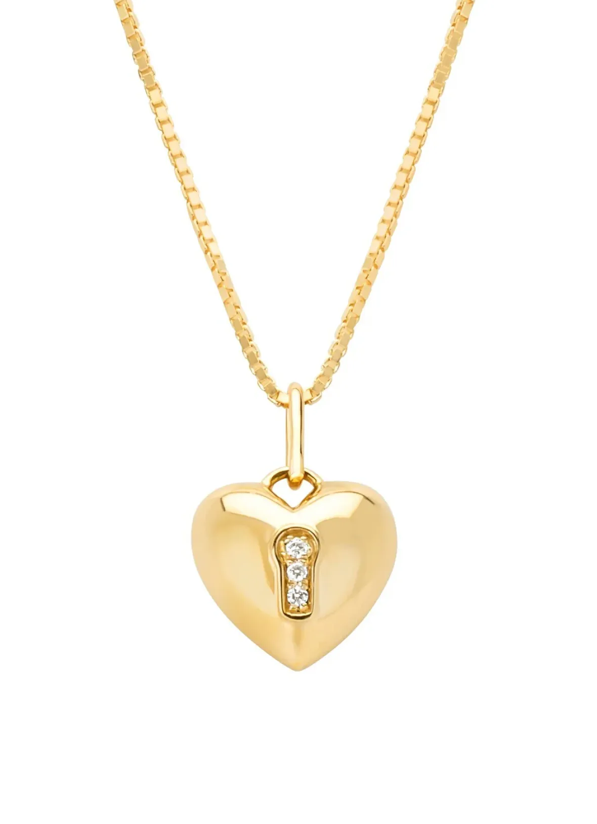 Diamond Point Losse Hangers|Geelgouden Bruidssieraden<Geelgouden hanger, 0.02 ct diamant, Timeless Treasures