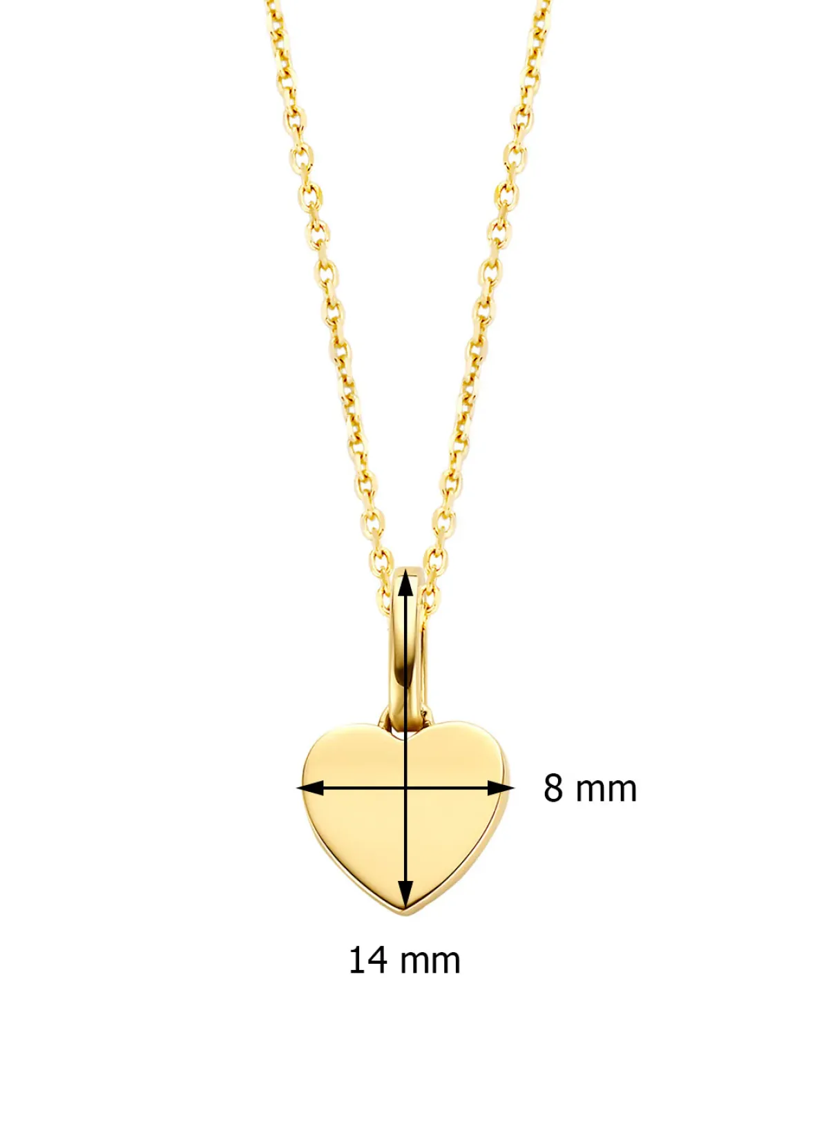 Diamond Point Losse Hangers|Geelgouden Bruidssieraden<Geelgouden hanger Dreamer