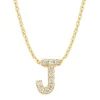 Diamond Point Letter Hangers|Losse Hangers<Geelgouden hanger J, 0.04 ct diamant, Alphabet