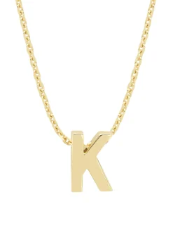 Diamond Point Letter Hangers|Losse Hangers<Geelgouden hanger K, Alphabet