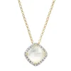 Diamond Point Geelgouden Colliers|Colliers Met Kleurstenen<Geelgouden hanger met collier, 1.40 kwarts, Fiësta