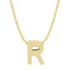 Diamond Point Letter Hangers|Losse Hangers<Geelgouden hanger R, Alphabet
