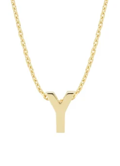 Diamond Point Letter Hangers|Losse Hangers<Geelgouden hanger Y, Alphabet