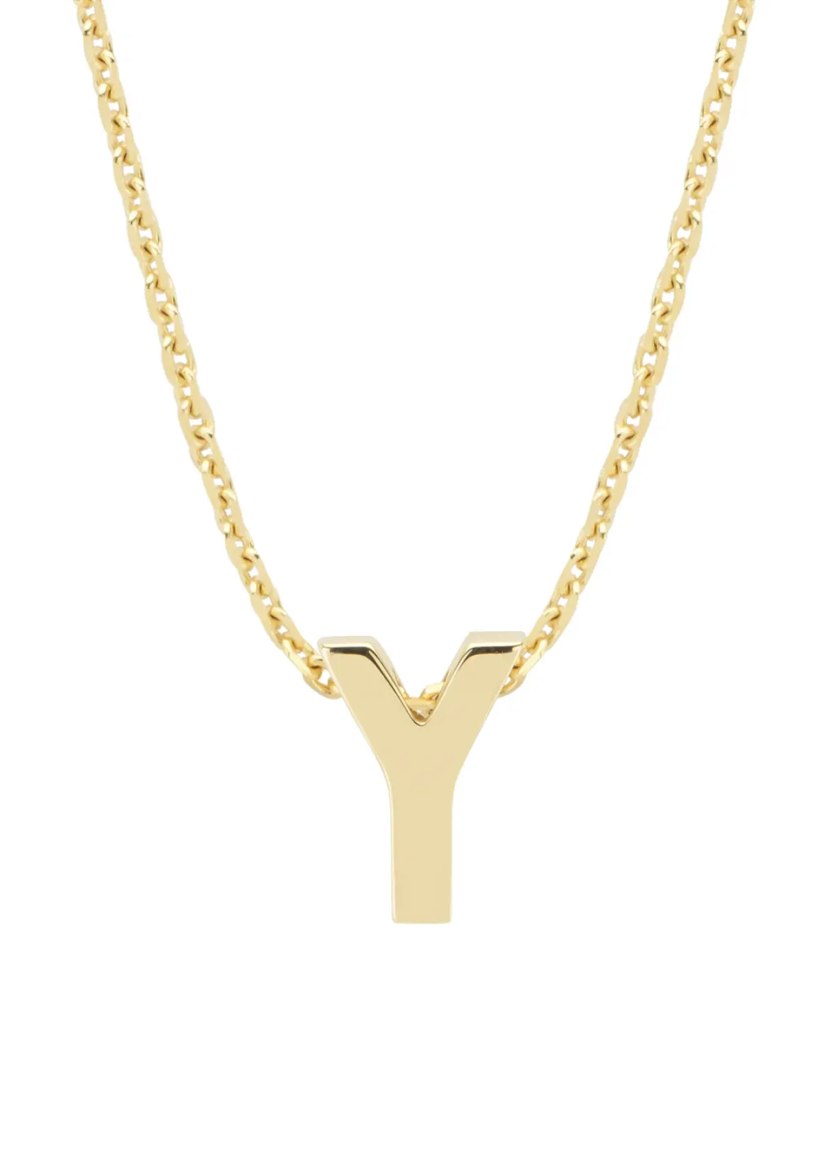 Diamond Point Letter Hangers|Losse Hangers<Geelgouden hanger Y, Alphabet