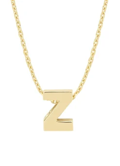 Diamond Point Letter Hangers|Losse Hangers<Geelgouden hanger Z, Alphabet