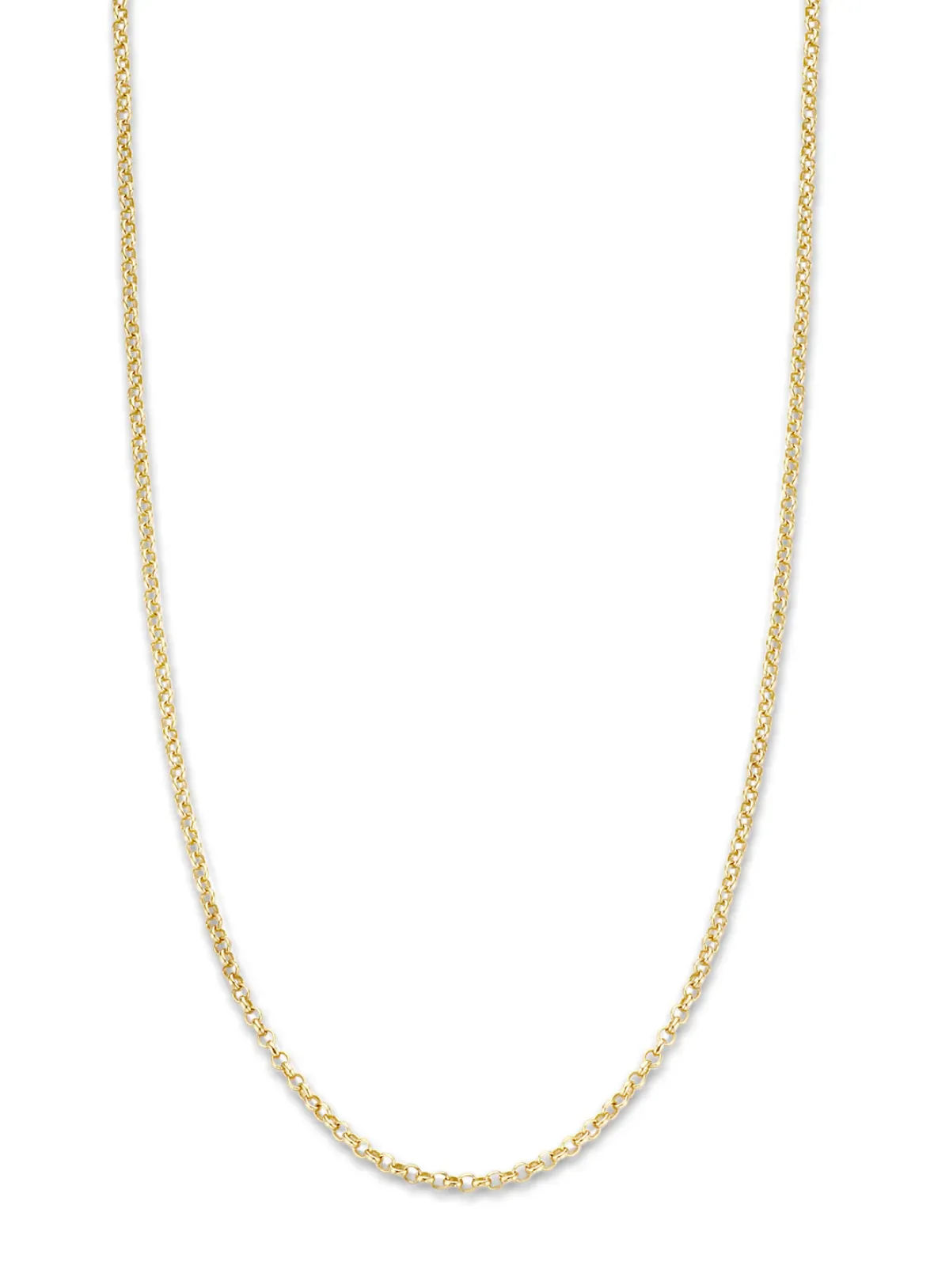 Diamond Point Geelgouden Colliers|Lengtecolliers<Geelgouden jasseron collier Timeless Treasures (45cm)