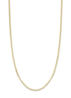 Diamond Point Geelgouden Colliers|Lengtecolliers<Geelgouden jasseron collier Timeless Treasures (42cm)