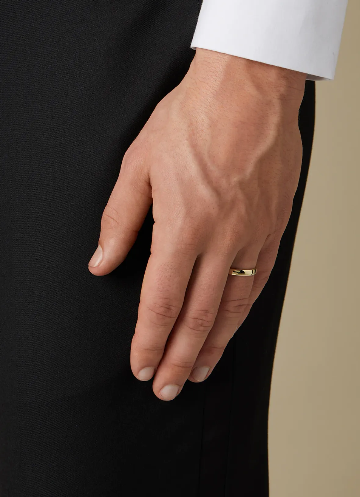 Diamond Point Geelgouden Ringen|Trouwringen Voor Mannen<Geelgouden 14 kt trouwring, Wedding