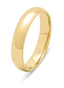 Diamond Point Geelgouden Ringen|Trouwringen Voor Mannen<Geelgouden 18 kt trouwring, Wedding