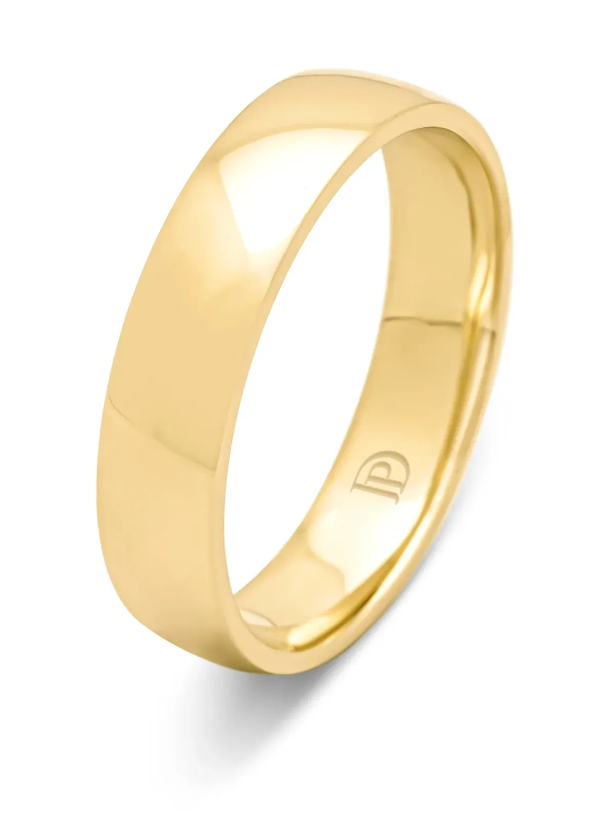 Diamond Point Geelgouden Ringen|Trouwringen Voor Mannen<Geelgouden 18 kt trouwring, Wedding