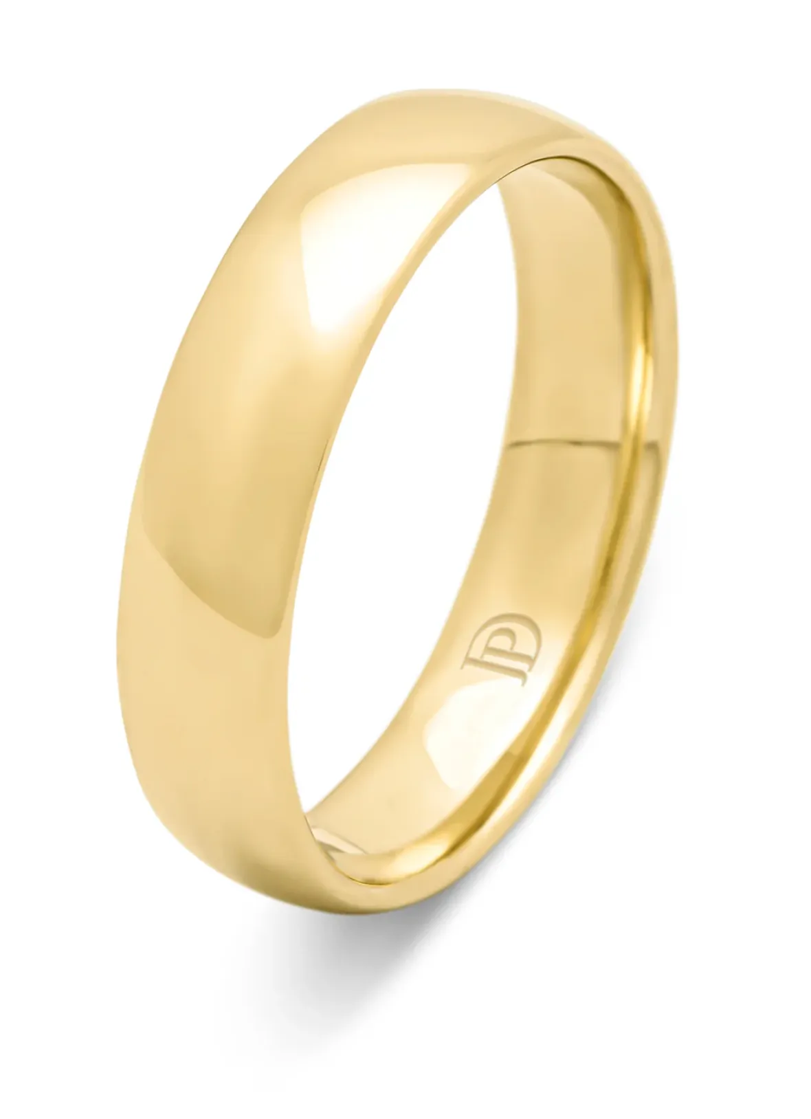 Diamond Point Geelgouden Ringen|Trouwringen Voor Mannen<Geelgouden 18 kt trouwring, Wedding