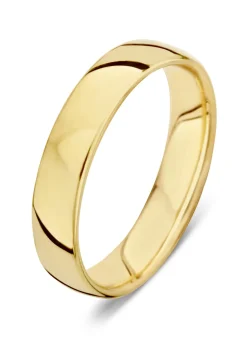 Diamond Point Geelgouden Ringen|Geelgouden Trouwringen<Geelgouden 14 kt trouwring, Wedding