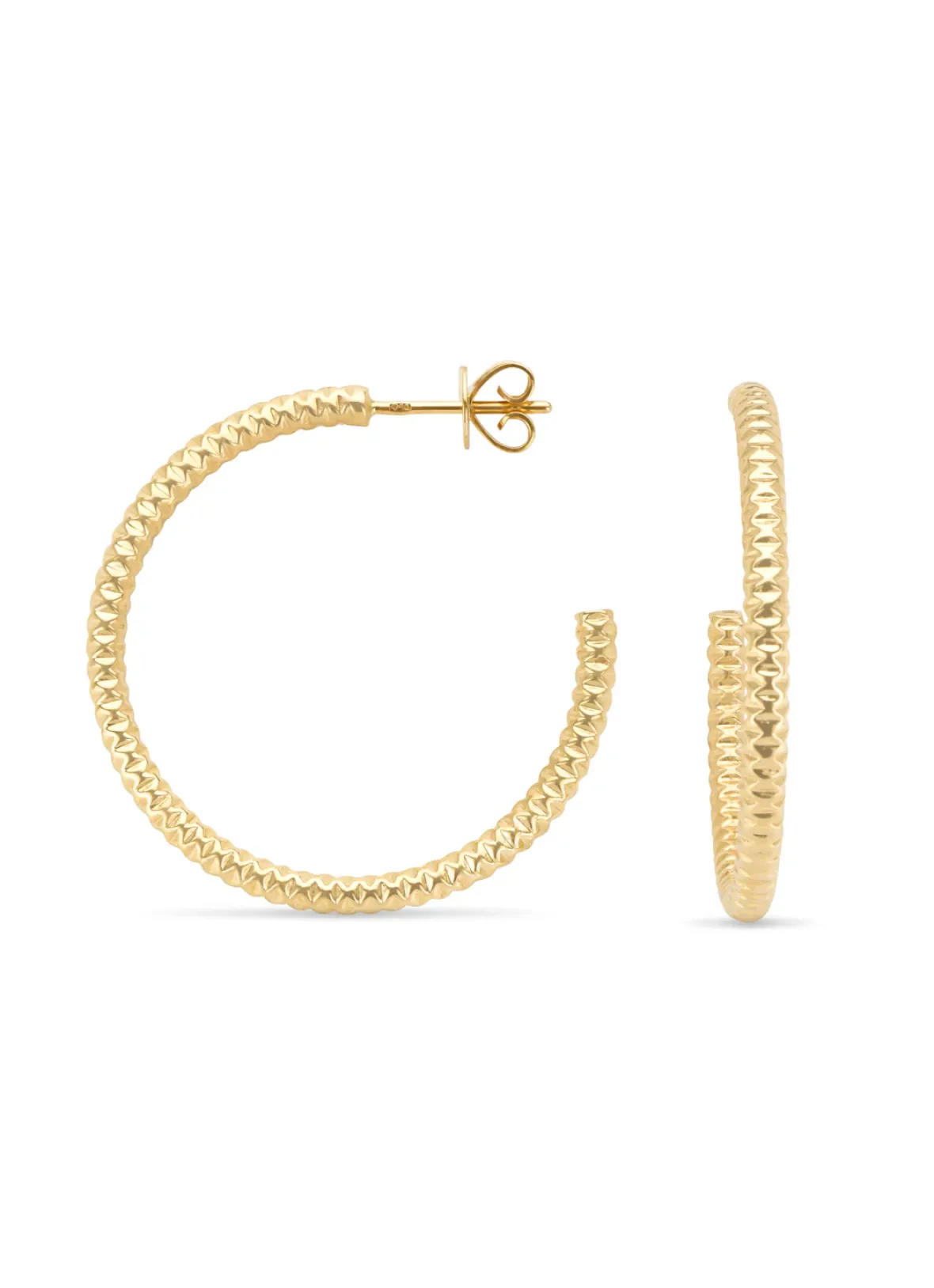Diamond Point Geelgouden Oorsieraden|Oorringen<Geelgouden massieve oorsieraden Timeless Treasures