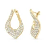 Diamond Point Geelgouden Oorsieraden|Diamanten Oorsieraden<Geelgouden oorsieraden, 1.10 ct diamant, Caviar