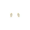 Diamond Point Geelgouden Oorsieraden|Diamanten Oorsieraden<Geelgouden oorsieraden, 0.08 ct diamant, Joy