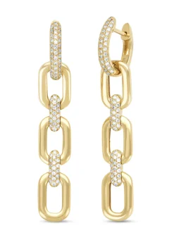 Diamond Point Geelgouden Oorsieraden|Diamanten Oorsieraden<Geelgouden oorsieraden, 0.58 ct diamant, Timeless Treasures