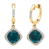 Diamond Point Geelgouden Oorsieraden|Oorsieraden Met Kleurstenen<Geelgouden oorsieraden, 2.21 ct london topaas, Fiësta
