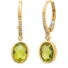 Diamond Point Geelgouden Oorsieraden|Oorsieraden Met Kleurstenen<Geelgouden oorsieraden, 2.61 ct peridoot, Philosophy