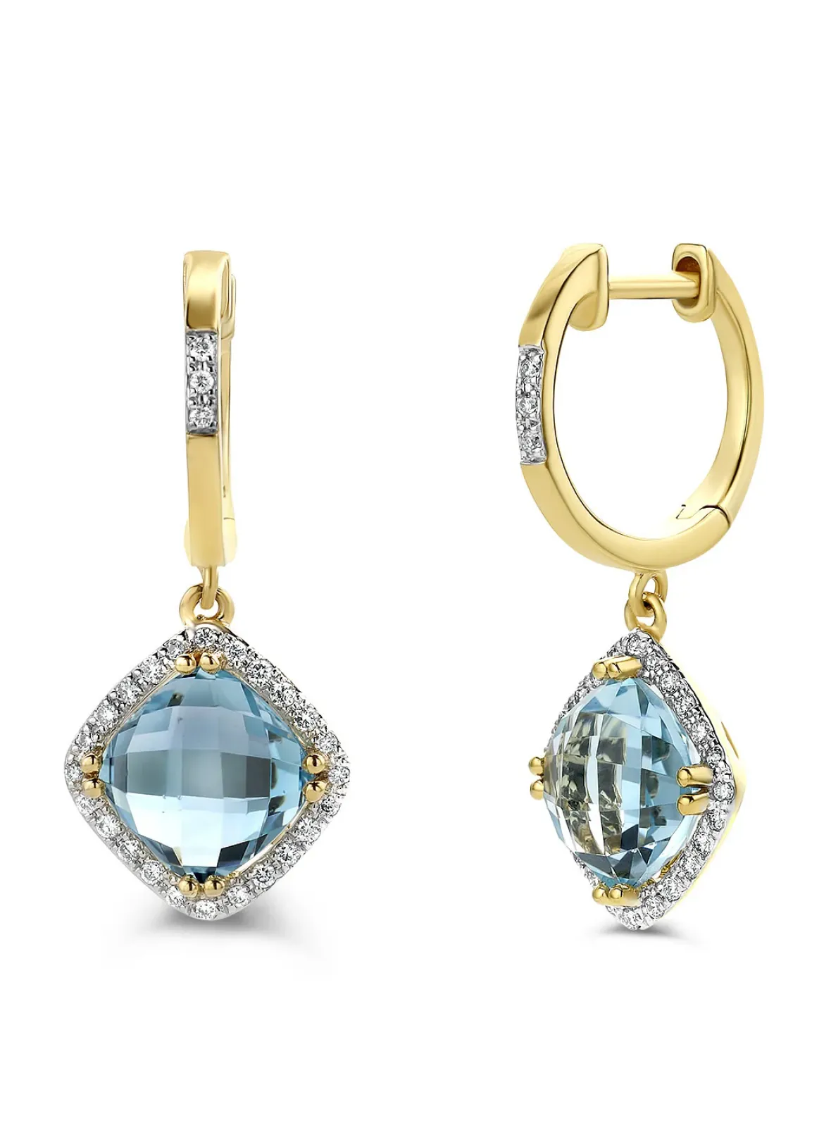 Diamond Point Geelgouden Oorsieraden|Oorsieraden Met Kleurstenen<Geelgouden oorsieraden, 4.33 ct topaas, Fiësta