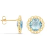 Diamond Point Geelgouden Oorsieraden|Oorsieraden Met Kleurstenen<Geelgouden oorsieraden, 4.50 ct topaas, Philosophy