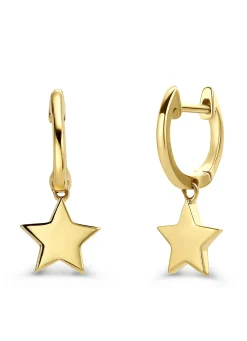 Diamond Point Geelgouden Oorsieraden|Oorhangers<Geelgouden oorsieraden Dreamer