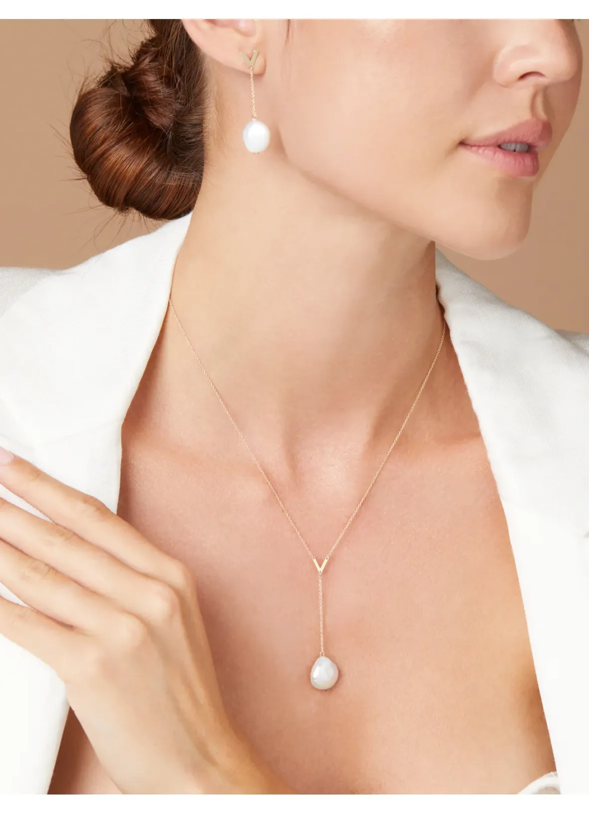 Diamond Point Geelgouden Oorsieraden|Parel Oorsieraden<Geelgouden oorsieraden Marigold