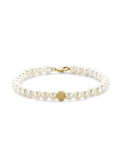 Diamond Point Geelgouden Armbanden|Parel Armbanden<Geelgouden parelarmband Rivièra
