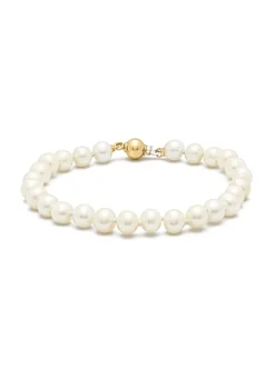Diamond Point Geelgouden Armbanden|Parel Armbanden<Geelgouden parelarmband Rivièra