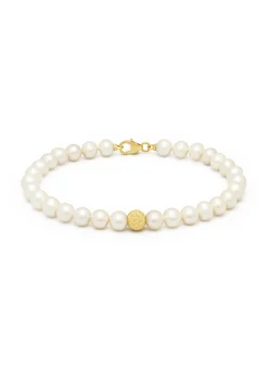 Diamond Point Geelgouden Armbanden|Parel Armbanden<Geelgouden parelarmband Rivièra