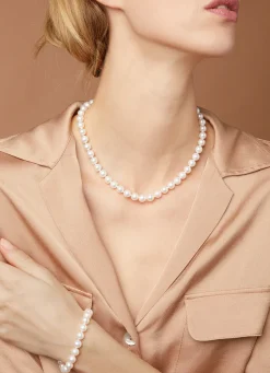 Diamond Point Geelgouden Armbanden|Parel Armbanden<Geelgouden parelarmband Rivièra