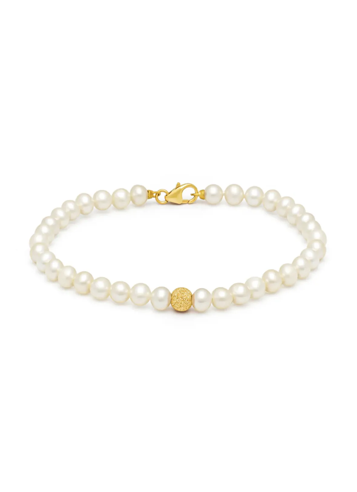 Diamond Point Geelgouden Armbanden|Parel Armbanden<Geelgouden parelarmband Rivièra