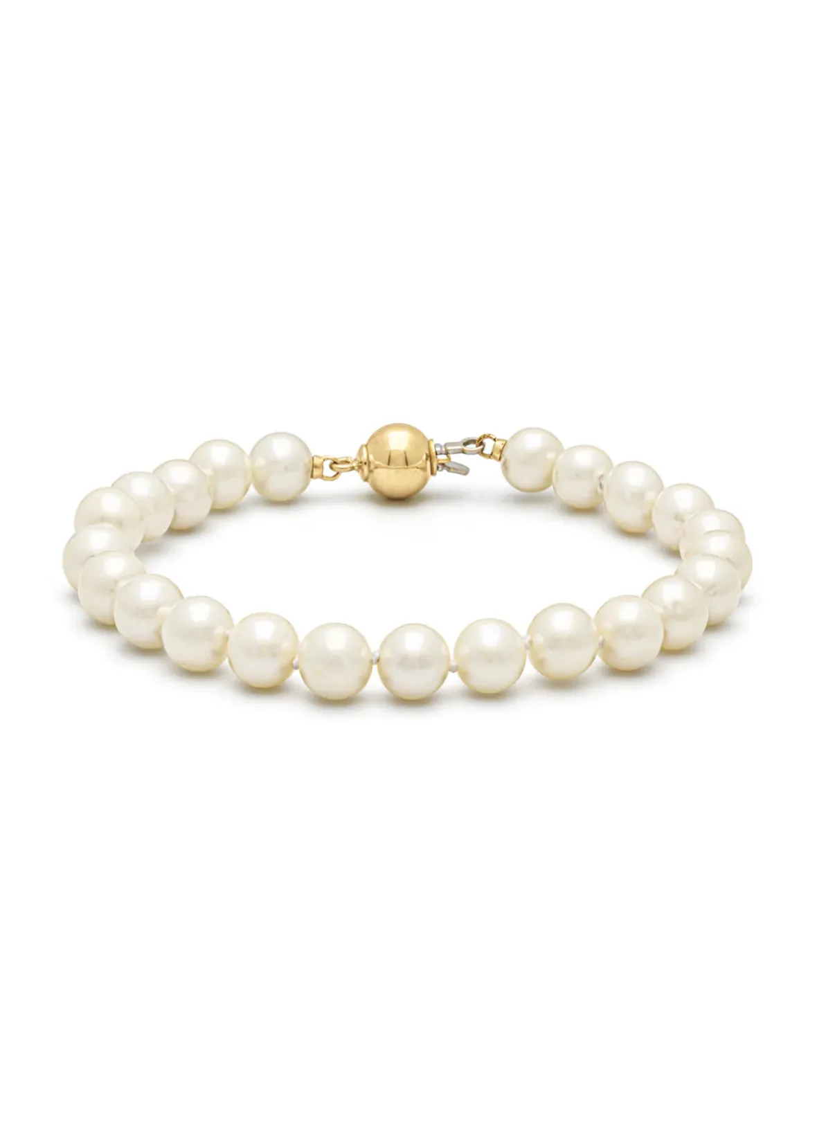 Diamond Point Geelgouden Armbanden|Parel Armbanden<Geelgouden parelarmband Rivièra