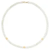 Diamond Point Geelgouden Colliers|Parelkettingen<Geelgouden parelketting Rivièra