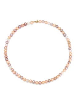 Diamond Point Geelgouden Colliers|Parelkettingen<Geelgouden parelketting Rivièra