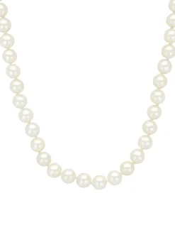 Diamond Point Geelgouden Colliers|Parelkettingen<Geelgouden parelketting Rivièra