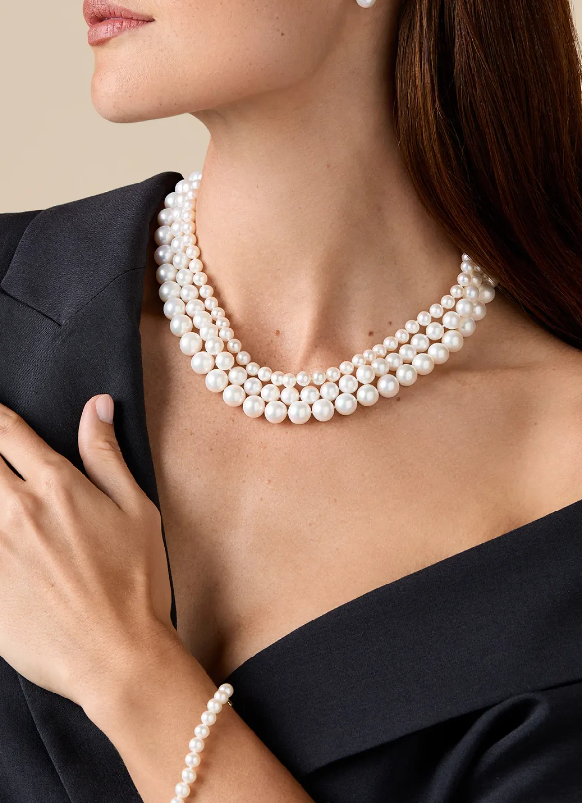 Diamond Point Geelgouden Oorsieraden|Parel Oorsieraden<Geelgouden parel oorsieraden Rivièra