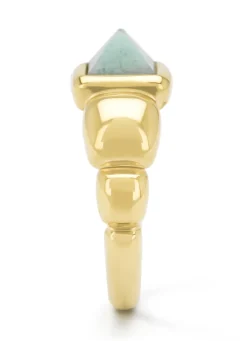 Diamond Point Geelgouden Ringen|Ringen Met Kleurstenen<Geelgouden ring, 1.00 ct amazoniet, Gallery