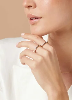 Diamond Point Geelgouden Ringen|Ringen Met Kleurstenen<Geelgouden ring, 0.37 ct blauwe saffier, Ensemble