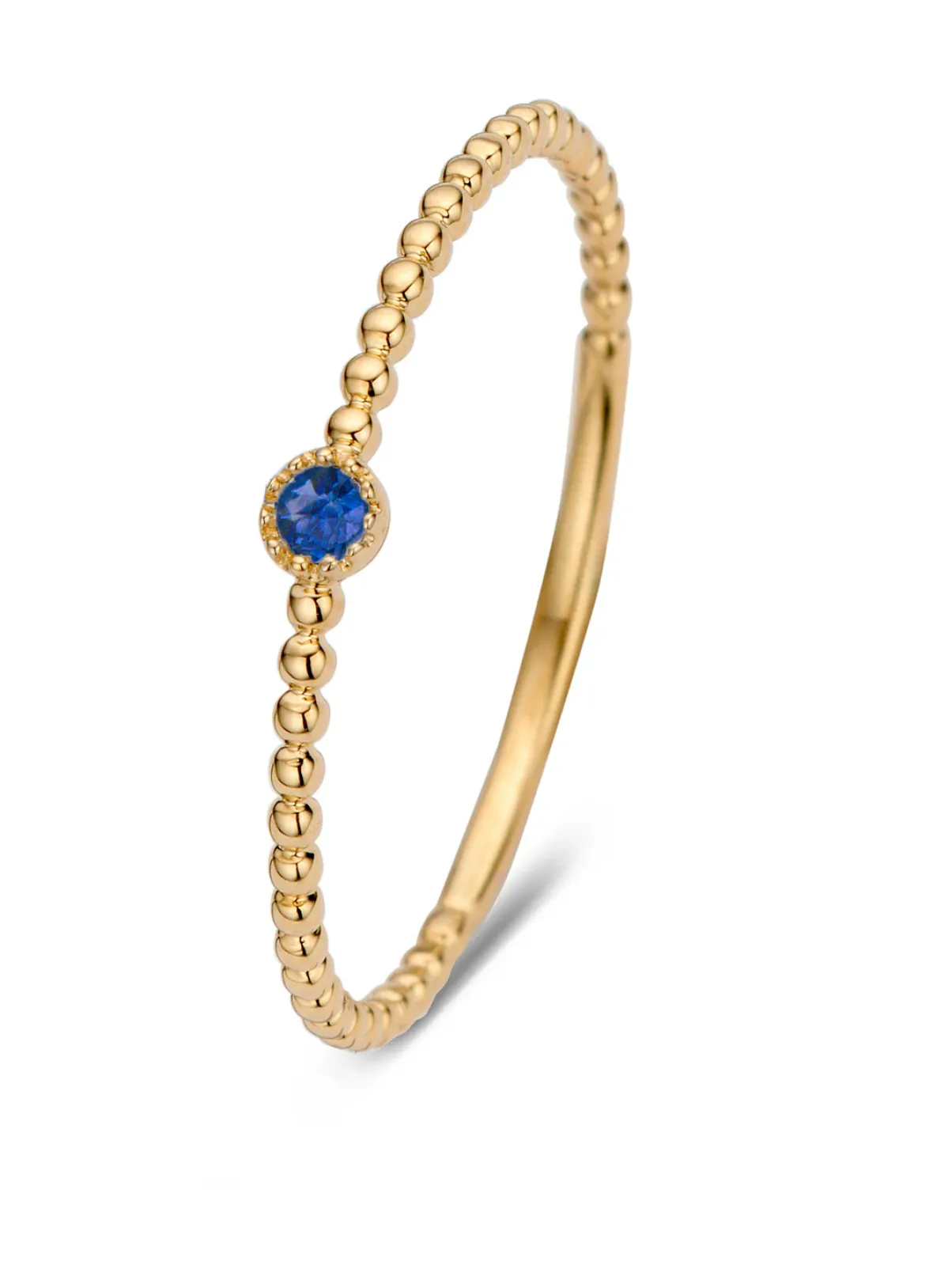 Diamond Point Geelgouden Ringen|Ringen Met Kleurstenen<Geelgouden ring, 0.05 ct blauwe saffier, Joy