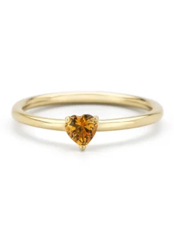 Diamond Point Geelgouden Ringen|Ringen Met Kleurstenen<Geelgouden ring, 0.22 ct citrien, Joy