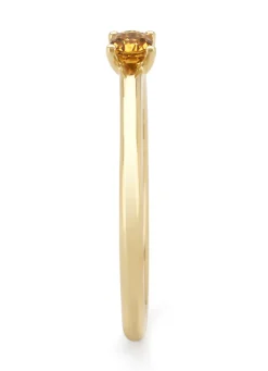 Diamond Point Geelgouden Ringen|Ringen Met Kleurstenen<Geelgouden ring, 0.16 ct citrien, Joy