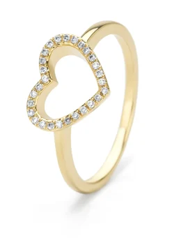 Diamond Point Geelgouden Ringen|Diamanten Ringen<Geelgouden ring, 0.08 ct diamant, Dreamer