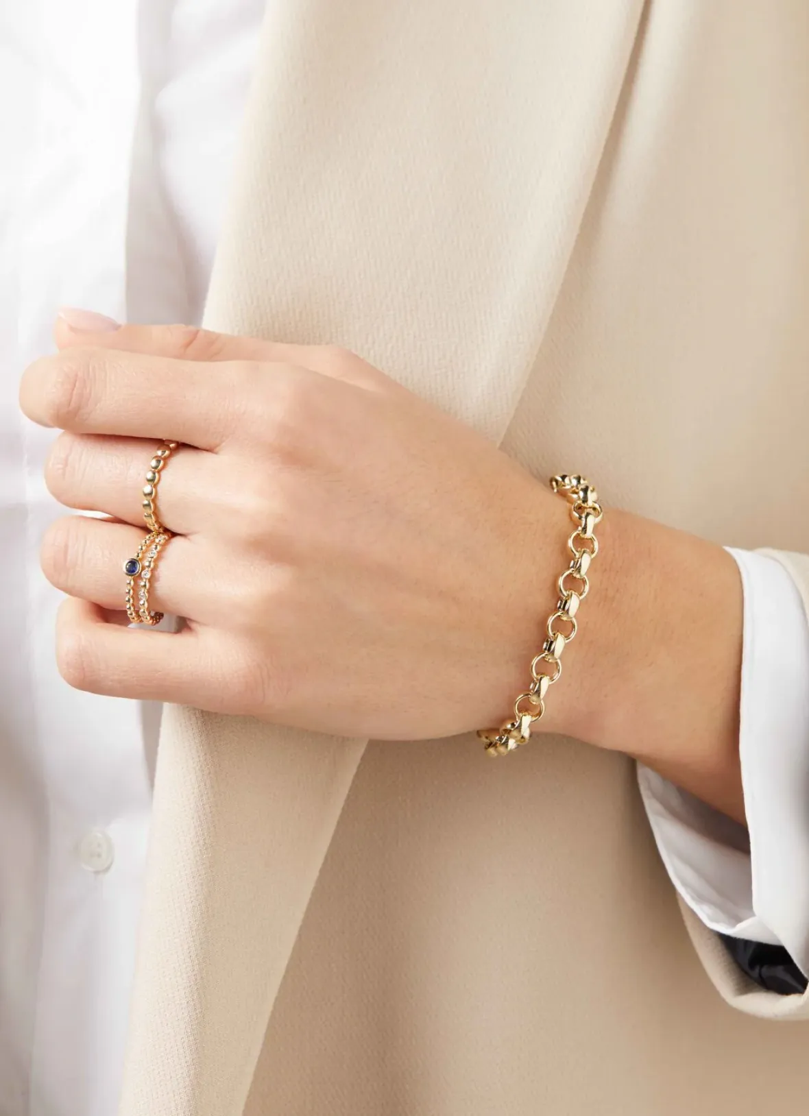 Diamond Point Geelgouden Ringen|Diamanten Ringen<Geelgouden ring, 0.05 ct diamant, Ensemble