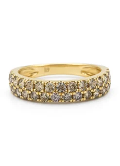 Diamond Point Geelgouden Ringen|Diamanten Ringen<Geelgouden ring, 0.98 ct diamant, Ensemble