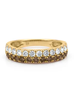 Diamond Point Geelgouden Ringen|Diamanten Ringen<Geelgouden ring, 1.02 ct diamant, Ensemble