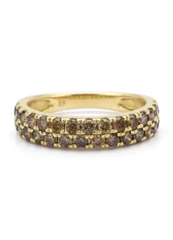 Diamond Point Geelgouden Ringen|Diamanten Ringen<Geelgouden ring, 1.04 ct diamant, Ensemble